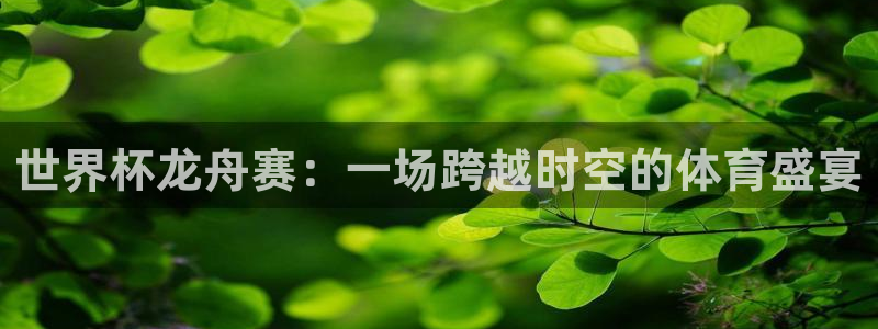 世界杯球赛：世界杯龙舟赛：一场跨越时空的体育盛宴